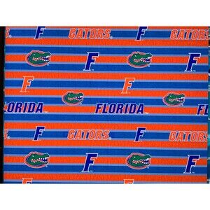 University of Florida GATORS Stripe Fabric College Football NCAA   1 Yard